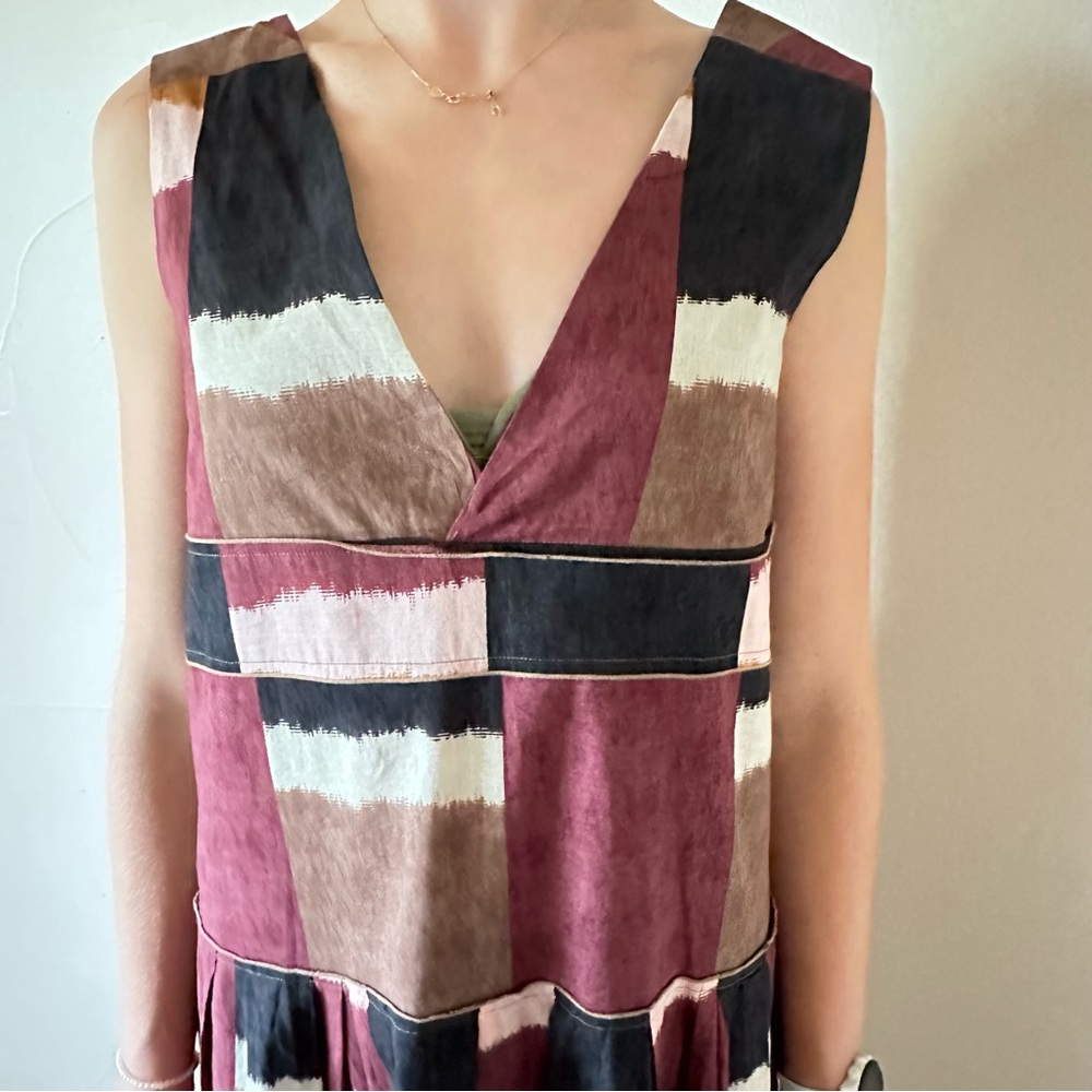 Marni Deep V-Neck Maxi Dress - Picture 2 of 13